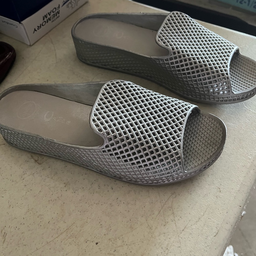 Tops for shoes  Women's Metallic Mesh Mules
